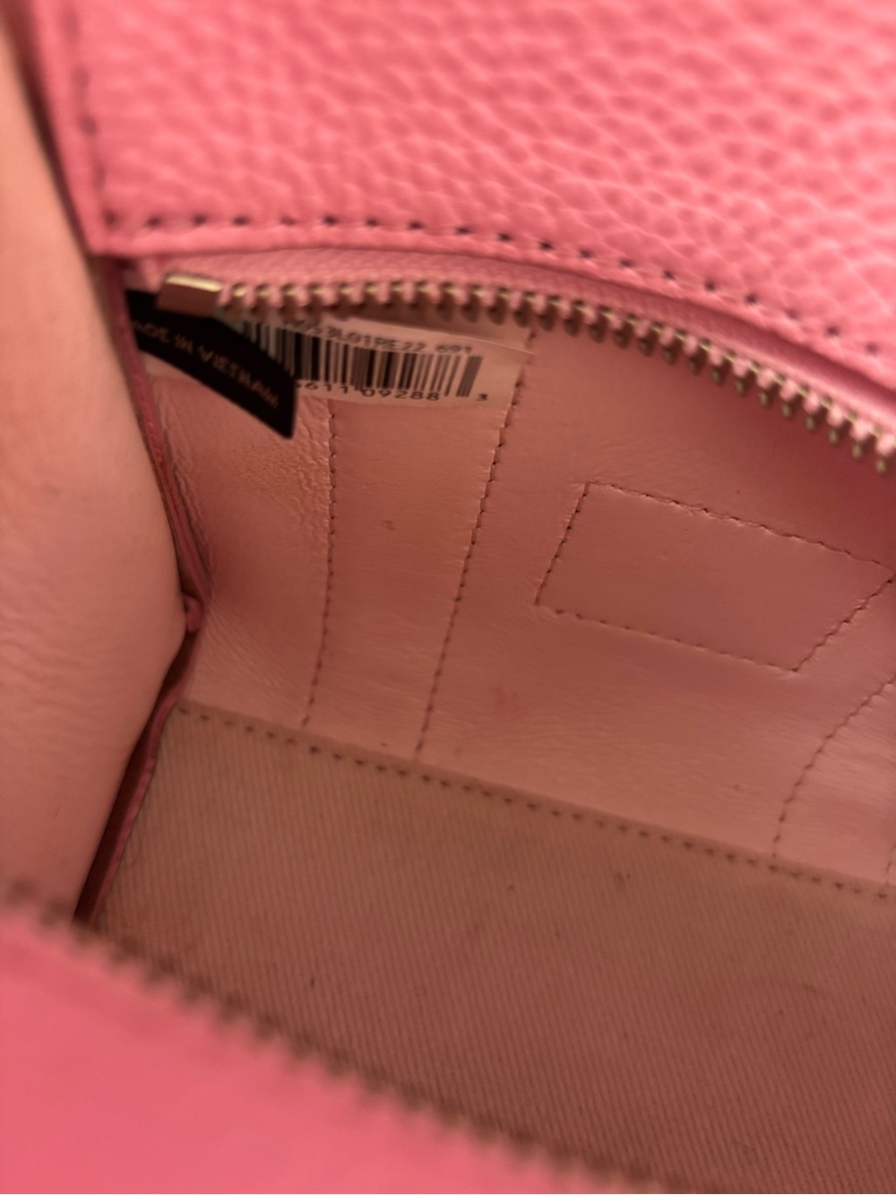 Marc Jacobs Pink Leather MINI The Tote Bag with Detachable Strap - Picture 12 of 12
